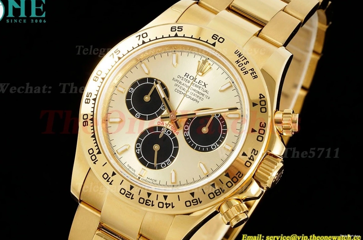 YG SH4131(Gain Daytona Blk Gold QF Weight) YG 126508 40mm 0207